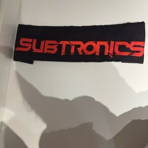 Subtronics Black and Red Antifractal Pashmina